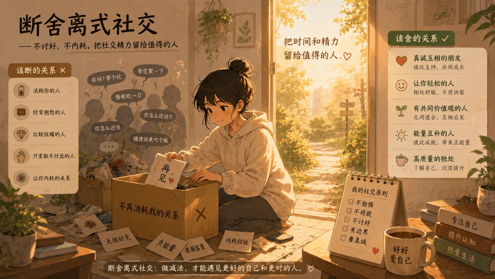 断舍离式社交