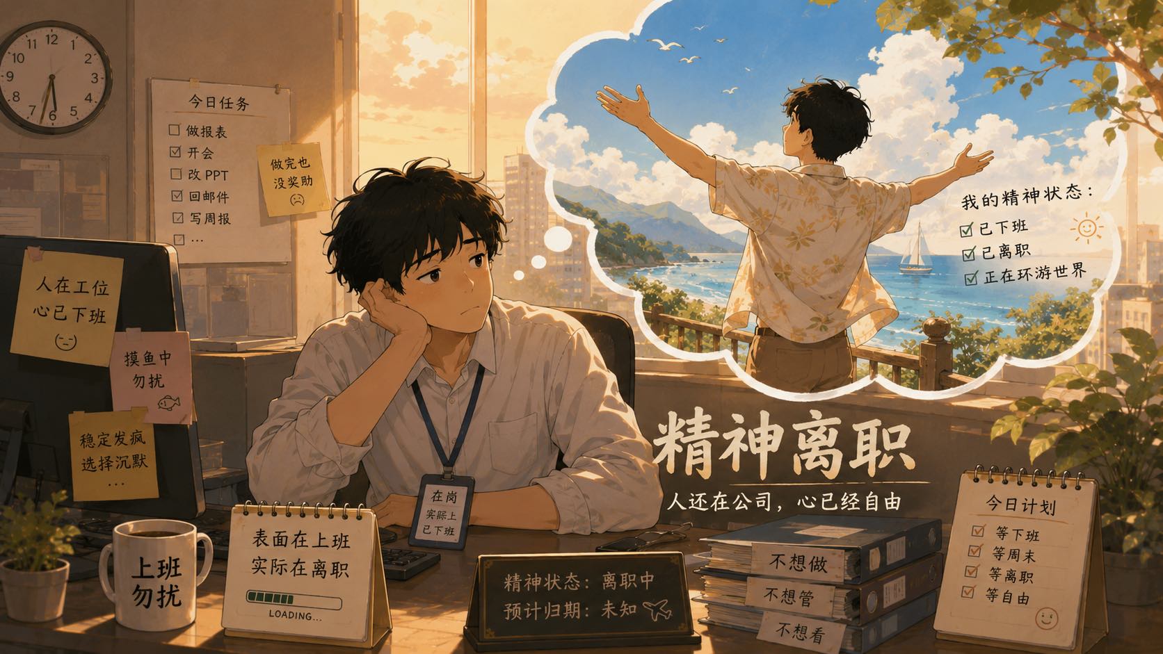 精神离职