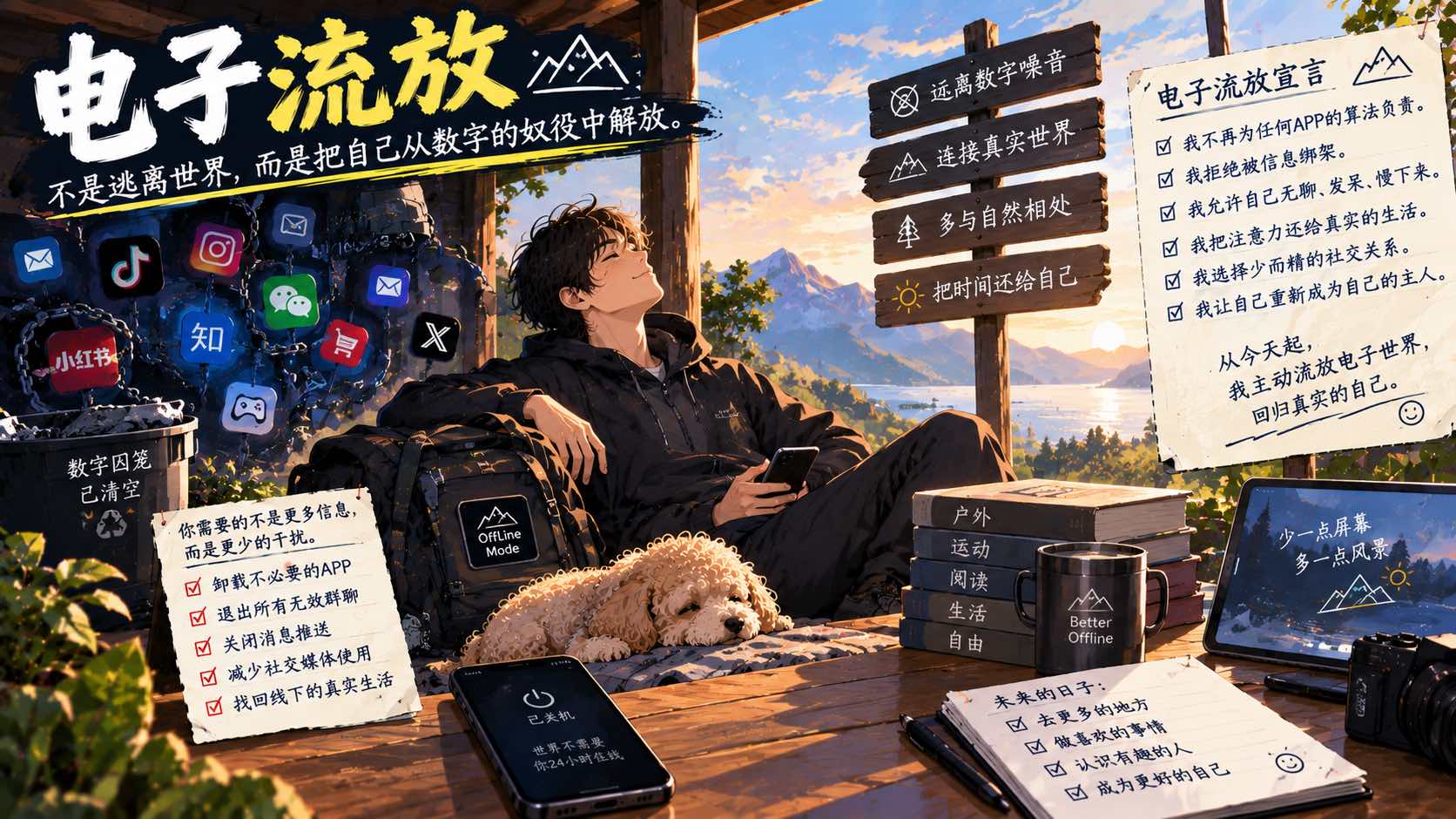 电子流放是什么意思