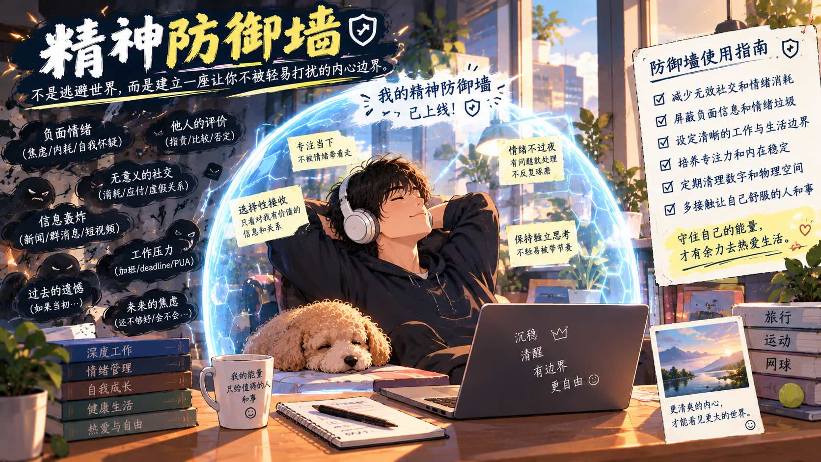 精神防御墙是什么意思